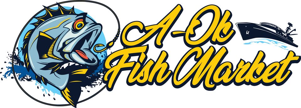 A Ok Fish Market Logo