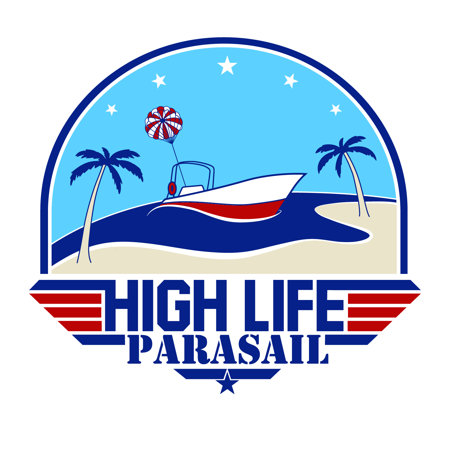High Life Parasail | Pompano Beach Logo